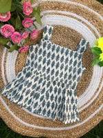 Load image into Gallery viewer, Blue Love - Cotton Frock 0 to 6m