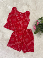 Load image into Gallery viewer, Red Love - Frill top & Shorts Set 4 - 5yrs