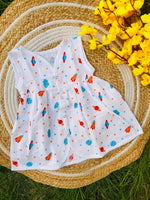 Load image into Gallery viewer, Little Explorer - Muslin Frock 3 to 6M
