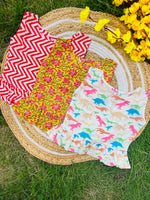 Load image into Gallery viewer, Frill tops Set 3 - 4yrs (pack of 3)