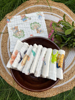 Load image into Gallery viewer, Baby Muslin Wipes - Pack of 4