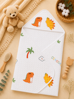 Load image into Gallery viewer, Dino World - Cotton Hooded Baby Towel