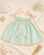 Load image into Gallery viewer, Baby Cotton Tie Frock