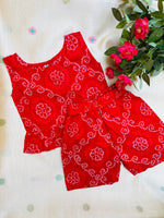 Load image into Gallery viewer, Red Garden - Frill top & Shorts Set 1 - 2yrs