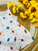 Load image into Gallery viewer, Space Fantacy - Muslin Frock 0 to 6M