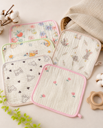 Load image into Gallery viewer, Baby Muslin Wipes - Pack of 4