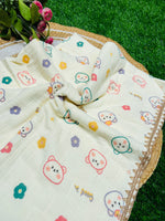 Load image into Gallery viewer, Kitty - Muslin Baby Blanket
