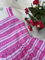 Load image into Gallery viewer, Pink Waves - Cotton Frock 0 to 6m