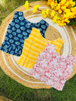 Load image into Gallery viewer, Frill tops 6m - 1yr (Pack of 3)