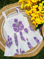 Load image into Gallery viewer, Lavender Bloom - Cotton Frock 4 - 5 yrs