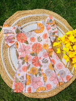 Load image into Gallery viewer, Hakoba Frill Sleeve Frock