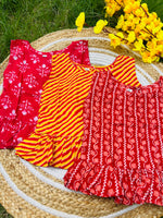 Load image into Gallery viewer, Frill tops Set 3 - 4yrs (pack of 3)