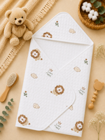 Load image into Gallery viewer, Lion Nest - Cotton Hooded Baby Towel