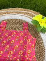 Load image into Gallery viewer, Daffodil pops - Cotton Frock 0 to 6m