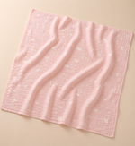 Load image into Gallery viewer, Pink ABC - Crinkled Muslin Baby Blanket