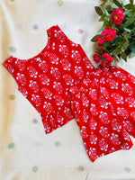 Load image into Gallery viewer, Red Blossom - Frill top & Shorts Set 1 - 2yrs
