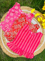 Load image into Gallery viewer, Frill tops Set 3 - 4yrs (pack of 3)