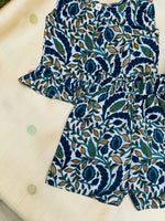 Load image into Gallery viewer, Blue Crush - Frill top & Shorts Set 6m - 1 yr