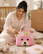 Load image into Gallery viewer, Mommy Bag/Diaper Caddy : Pink