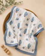 Load image into Gallery viewer, Explorer Panda - Muslin Baby Blanket