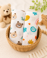 Load image into Gallery viewer, Muslin Baby Towels (Pack of 2)