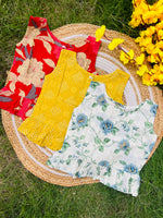 Load image into Gallery viewer, Frill tops 4 - 5yrs (pack of 3)