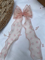 Load image into Gallery viewer, Printed Hair Bows - Long Tail - NARUVE