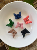 Load image into Gallery viewer, Small Matte Butterfly Hair Claws