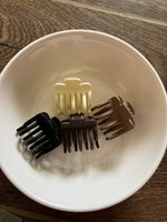 Load image into Gallery viewer, Double teeth Matte Hair Claw