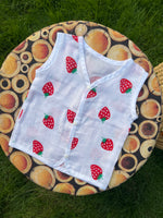Load image into Gallery viewer, Cotton Muslin Jabla: 0-3 months
