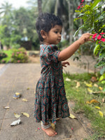 Load image into Gallery viewer, Kids Cotton Dress: Garden Blush