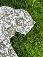 Load image into Gallery viewer, Kids Cotton Dress: Floral Art