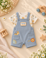 Load image into Gallery viewer, Baby Suspender Set - Little Wild One