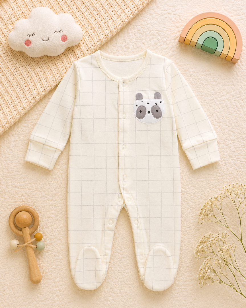 Baby Footed Romper/Sleepsuit