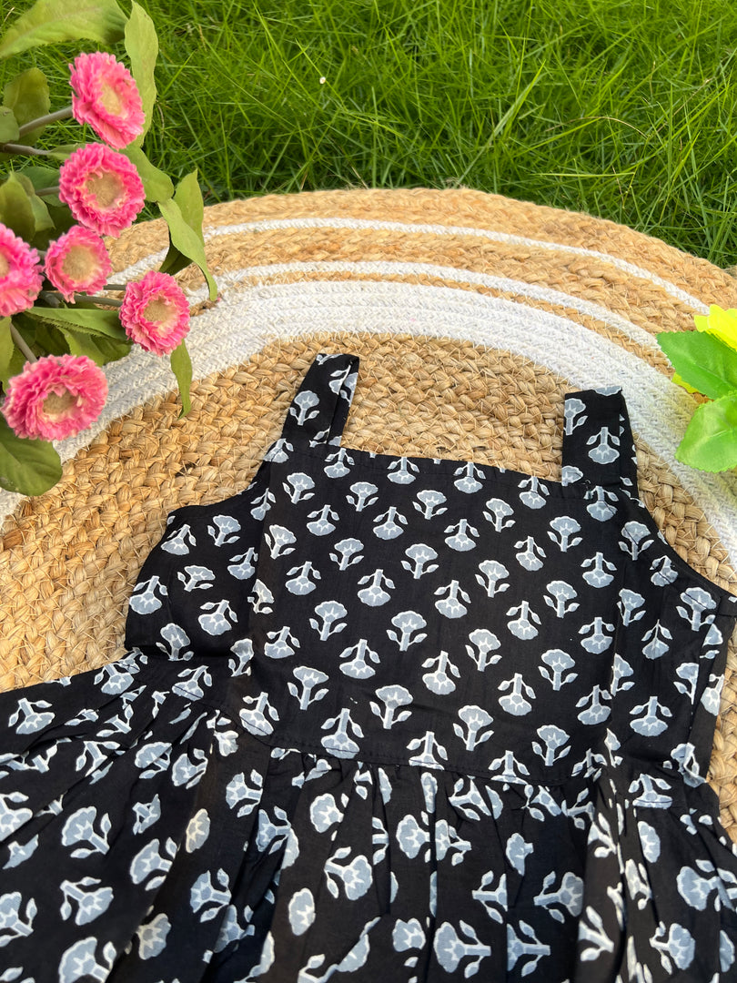 Dark Fort- Cotton Frock 6m to 1 Yr
