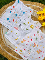 Load image into Gallery viewer, Cotton Muslin Jablas Pack: 0-3M
