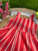 Load image into Gallery viewer, Fiery Frost - Cotton Frock 1 - 2 yrs
