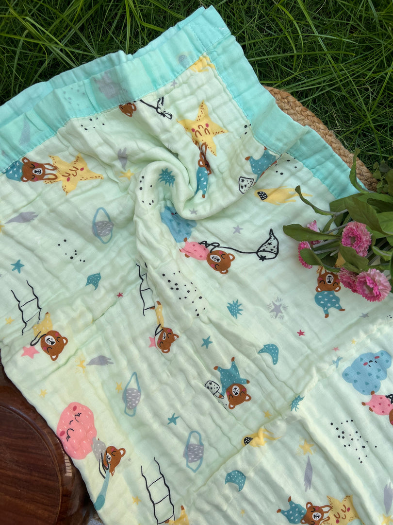 Joy Ride - Muslin Baby Blanket
