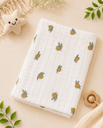 Load image into Gallery viewer, Lemon Rush - Muslin Baby Towel