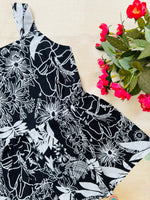 Load image into Gallery viewer, Black &amp; White - Cotton Frock 6m to 1 Yr
