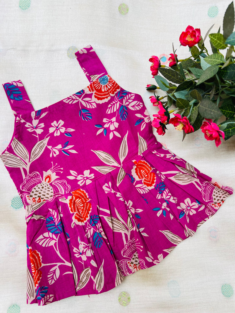 Flower Rush - Cotton Frock 0 to 6m