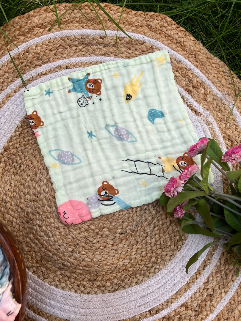 Baby Muslin Wipes - Pack of 4