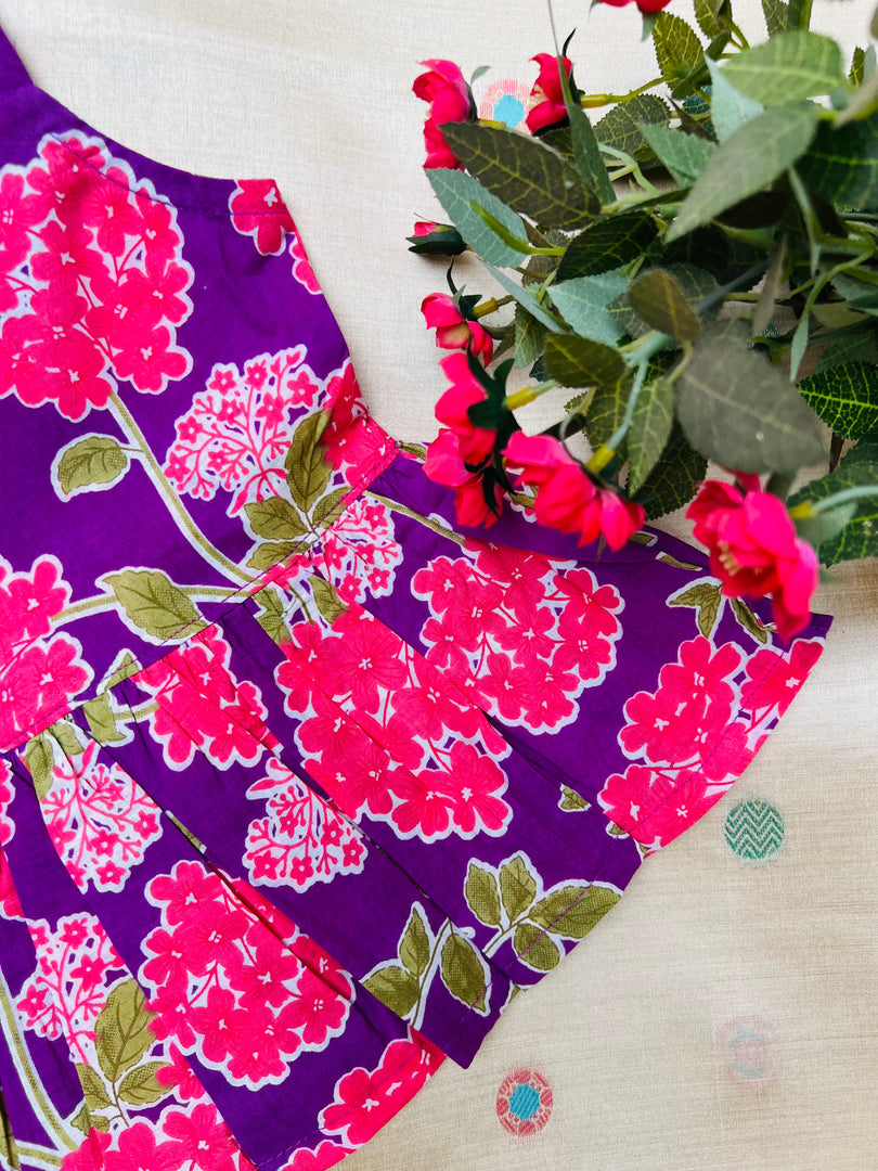 Flower Rush - Cotton Frock 0 to 6m