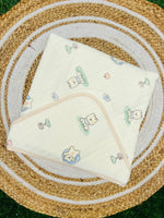 Load image into Gallery viewer, Huggie - Muslin Hooded Baby Blanket