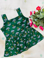 Load image into Gallery viewer, Green Lush - Cotton Frock 0 to 6m
