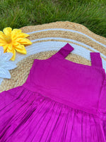 Load image into Gallery viewer, Magenta Fairy - Cotton Frock 2 - 3 Yrs
