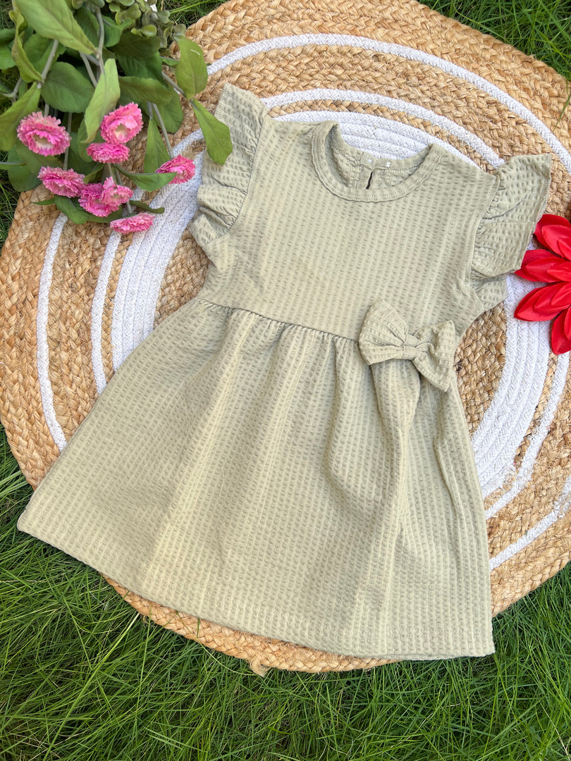 Olive Blush - Frill Cotton Frocks