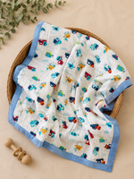Load image into Gallery viewer, Little Rider - Muslin Baby Blanket