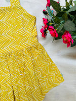 Load image into Gallery viewer, Yellow Bud - Cotton Frock 6m to 1 Yr
