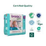 Load image into Gallery viewer, Bambo Nature Chemical Free Tape Diapers - XS (2-4 kgs)
